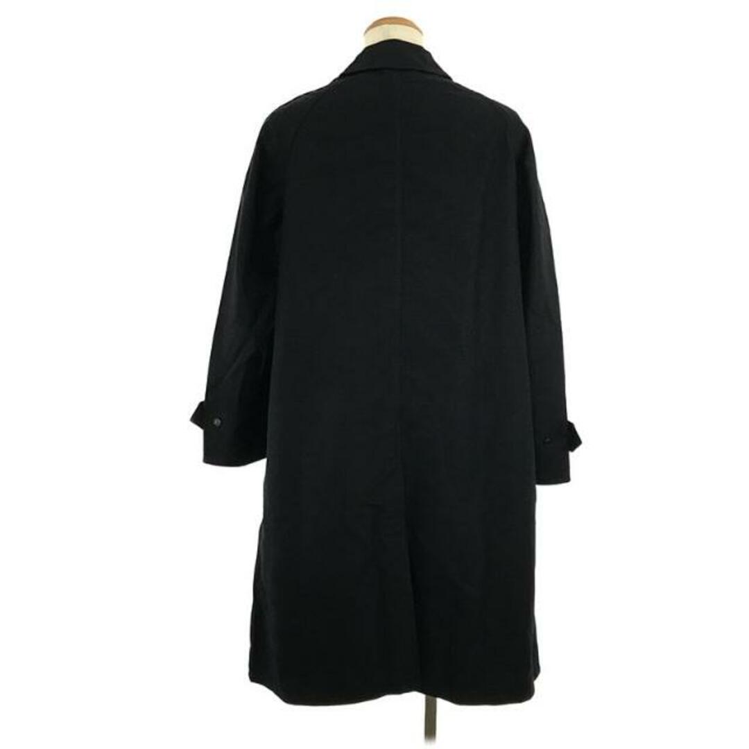 【新品】  BONCOURA / ボンクラ | ブラックモールスキン ステンカラー ロングコート | 36 | Black | メンズ 4