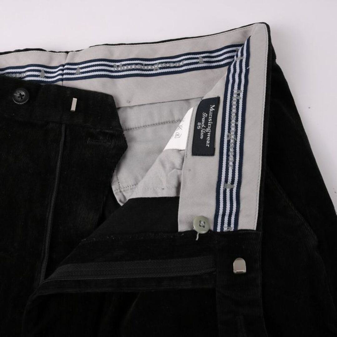 マンシングウェア コーデュロイパンツ ゴルフウェア ロングパンツ ボトムス ストレッチ メンズ 82サイズ グレー Munsing wear