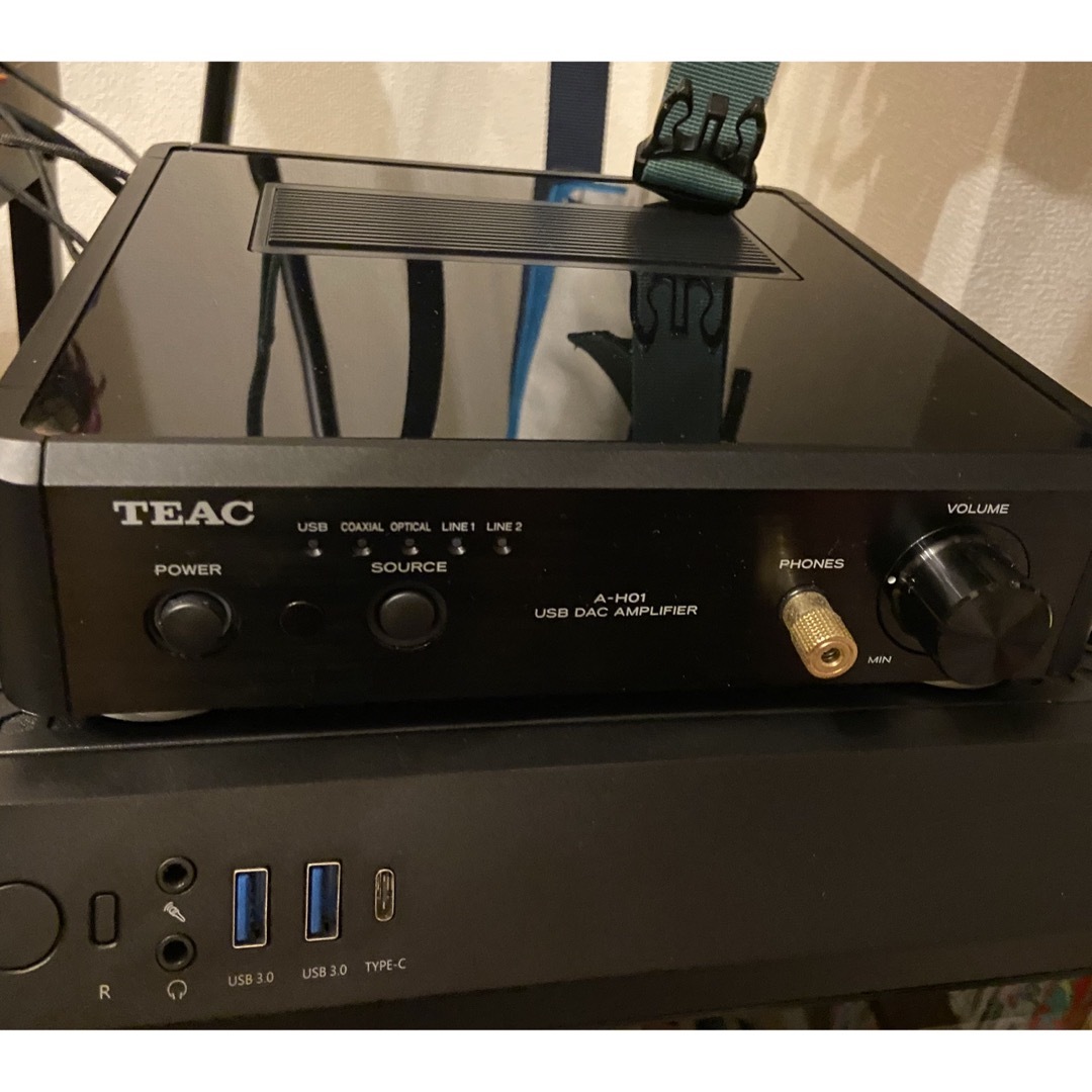 TEAC A H01 B USB DAC ステレオプリメインアンプの通販 by にんじゃ's