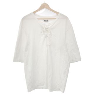 ヨウジヤマモト(Yohji Yamamoto)のサイト バイ ヨウジヤマモト レ―スアップデザインTシャツ(Tシャツ/カットソー(半袖/袖なし))