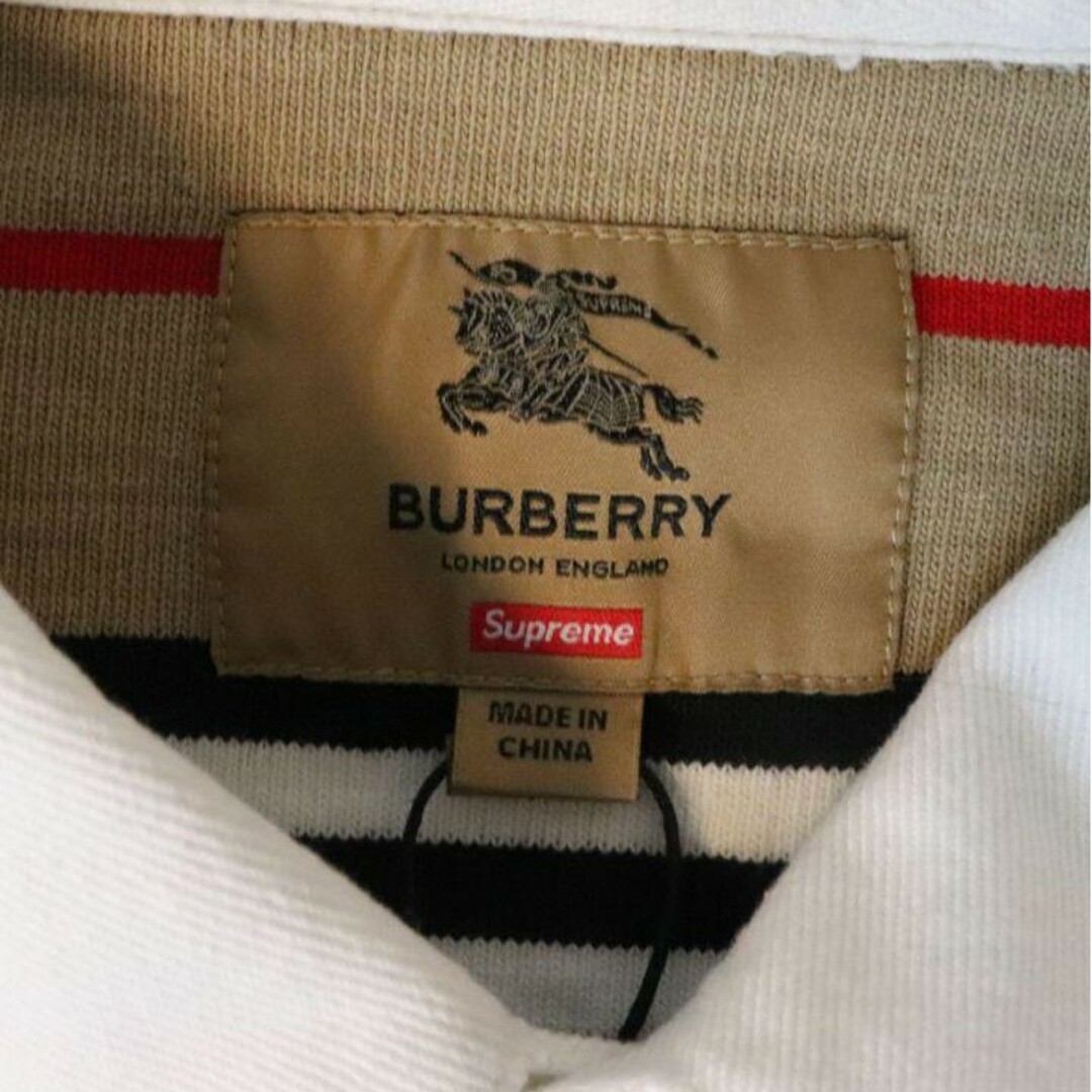 Supreme × BURBERRY 22SS RUGBY ラガーシャツ L 極美品