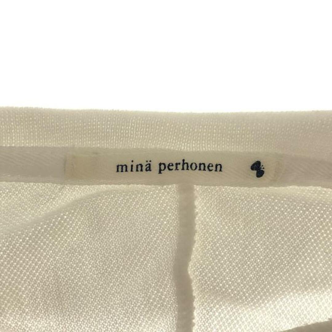 mina perhonen / ミナペルホネン | sky 七分袖 プルオーバー シャツ | 2 | ホワイト | レディース 4