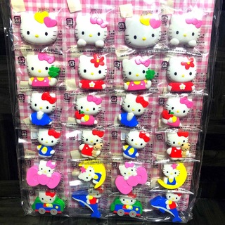 ハローキティ(ハローキティ)のハローキティ【新品】 Hello Kittyダイカットマグネット 磁石 24個(キャラクターグッズ)