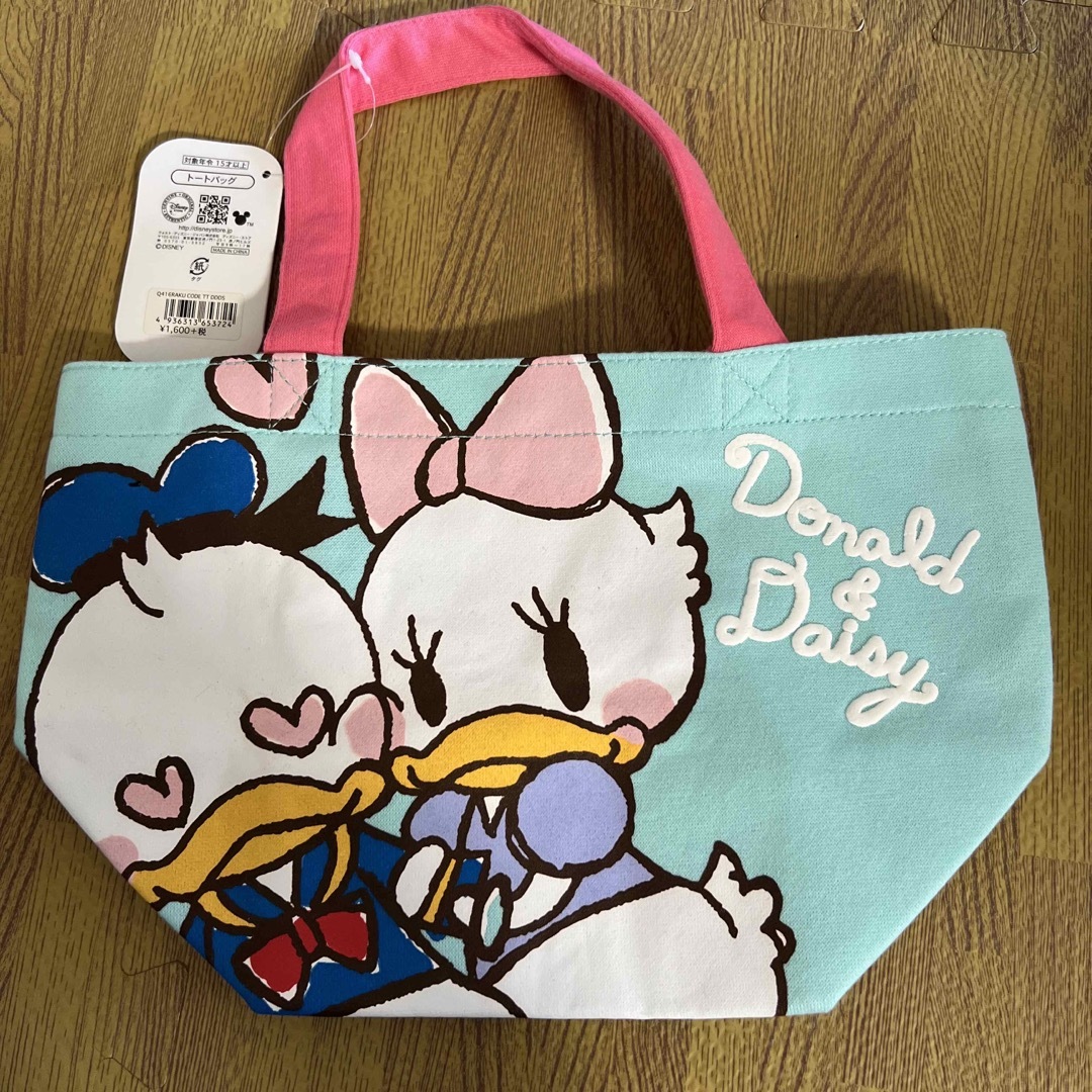 Disney(ディズニー)のディズニー　ドナルド　デイジー　バック　新品 レディースのバッグ(トートバッグ)の商品写真