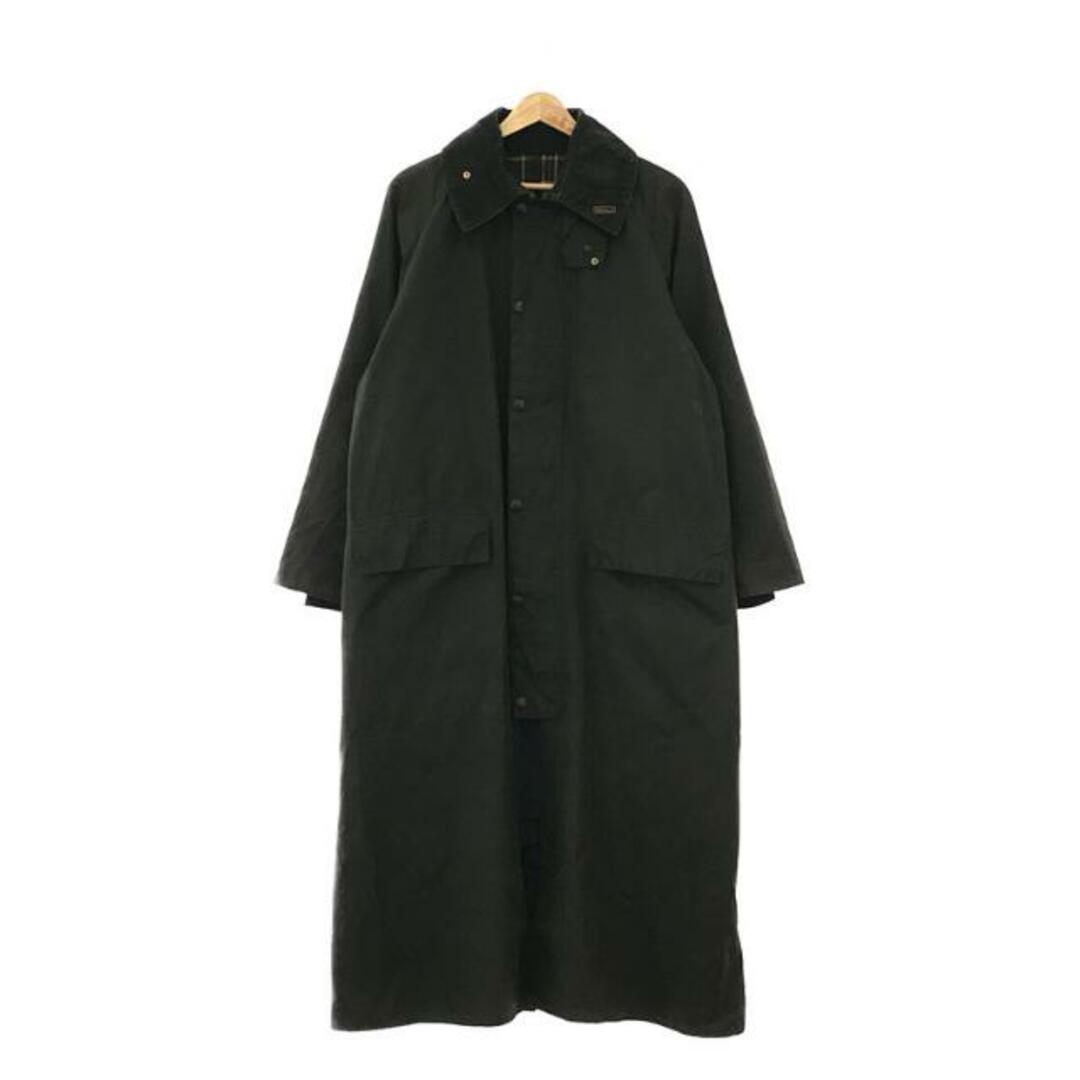 Barbour / バブアー | 1990s | 90s ～VINTAGE BURGHLEY バーレイ 3ワラントタグ オイルド ロングコート | グレー | メンズ