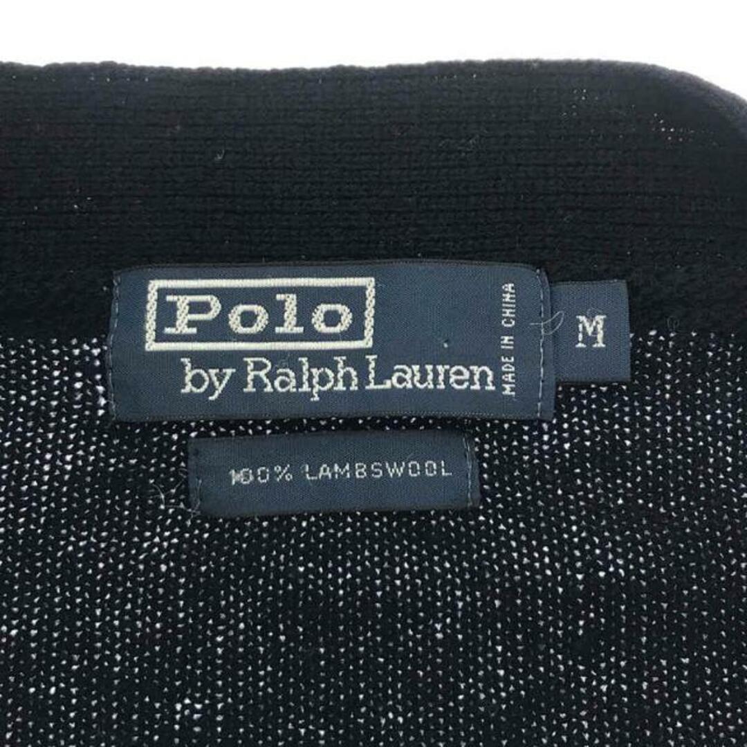 POLO RALPH LAUREN(ポロラルフローレン)のPOLO RALPH LAUREN / ポロラルフローレン | ワンポイント刺繍 ポニー  ニット カーディガン | M | ダークネイビー | メンズ メンズのトップス(カーディガン)の商品写真