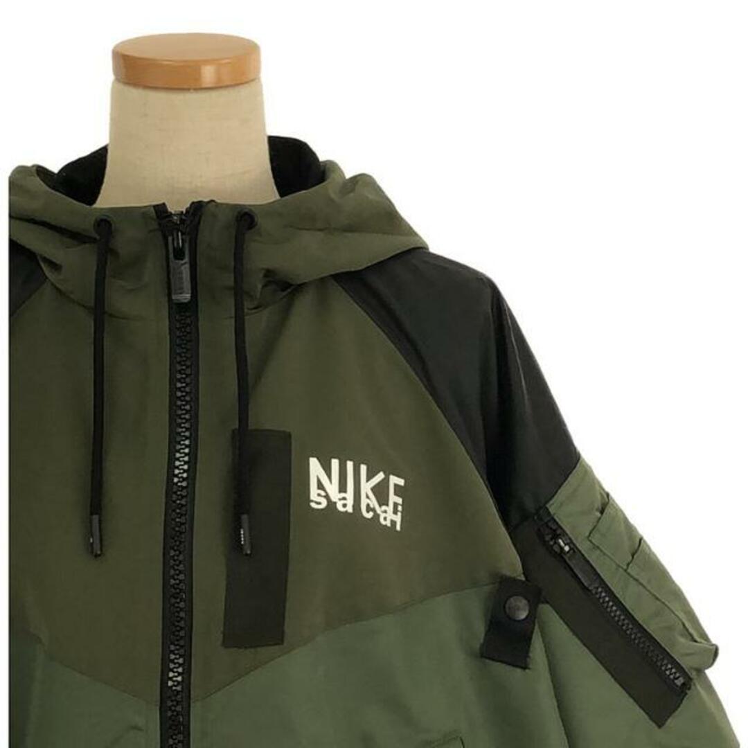 【新品】 sacai / サカイ | × NIKE / ナイキ コラボ Full zip HD jacket / フルジップフーデット ミリタリージャケット | S | カーキ | レディース 【新品】 sacai / サカイ | × NIKE / ナイキ コラボ Full zip HD jacket / フルジップフーデット ミリタリージャケット | S | カーキ | レディース