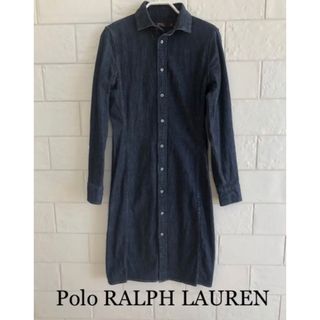 ポロラルフローレン(POLO RALPH LAUREN)のポロラルフローレン デニムシャツワンピース(ひざ丈ワンピース)