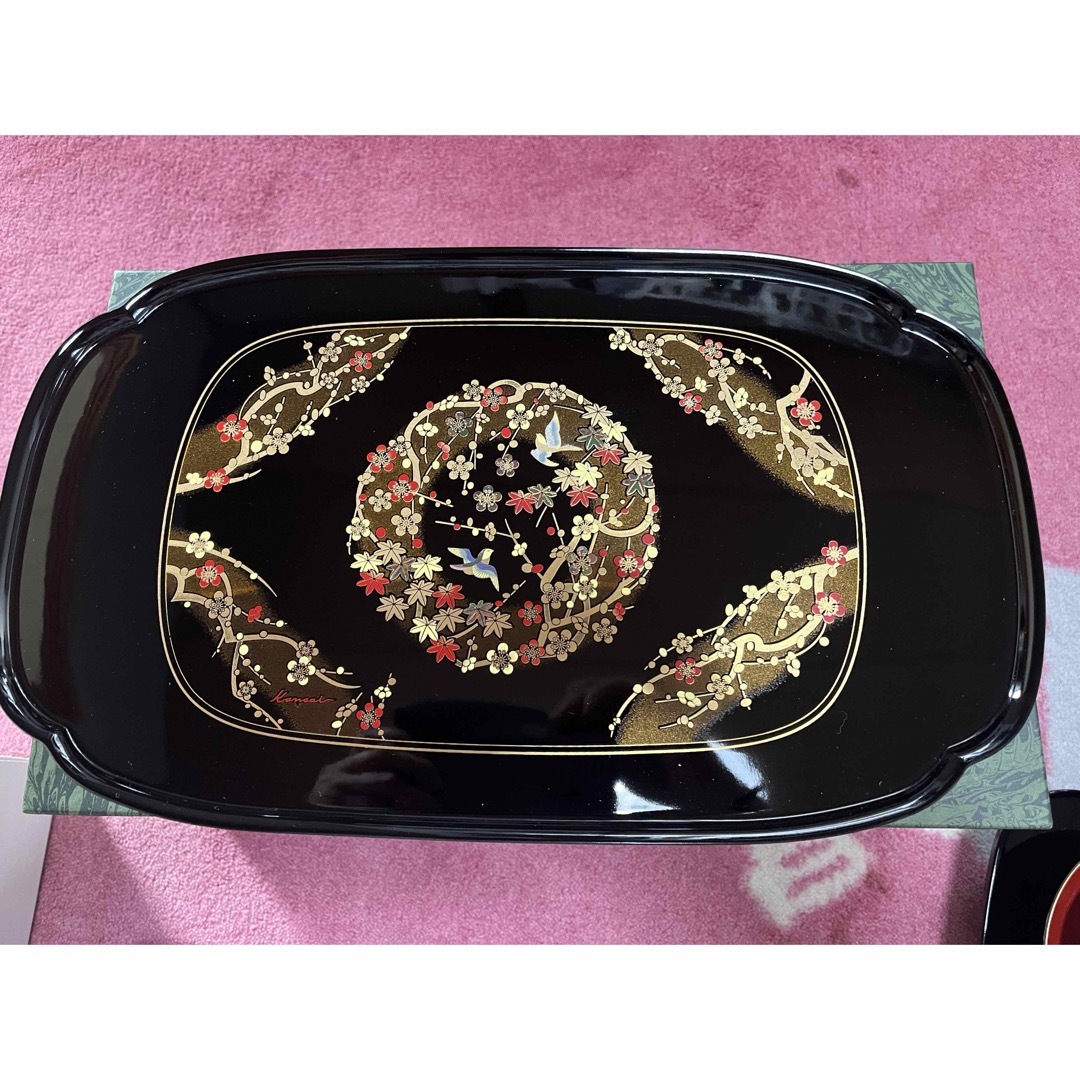 Kansai Yamamoto(カンサイヤマモト)のお屠蘇セットと三段重 インテリア/住まい/日用品のキッチン/食器(食器)の商品写真