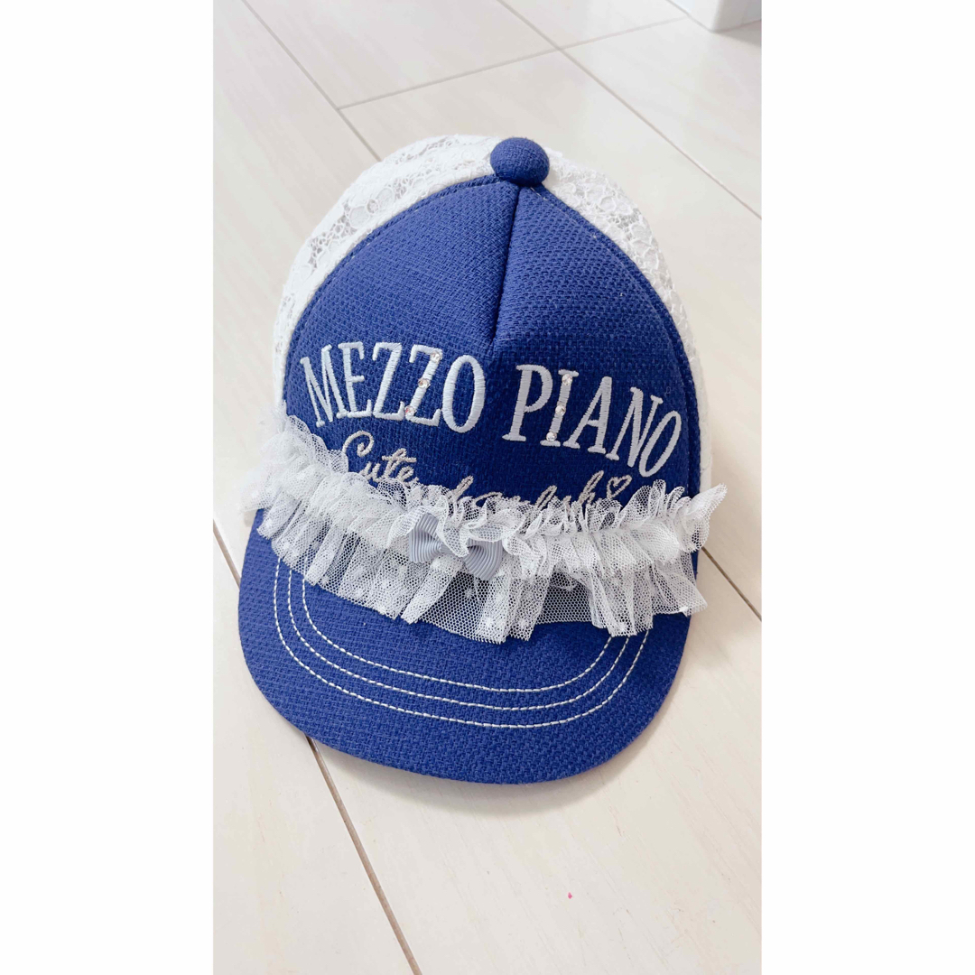 mezzo piano(メゾピアノ)のメゾピアノキャップ50〜52 美品♡ キッズ/ベビー/マタニティのこども用ファッション小物(帽子)の商品写真