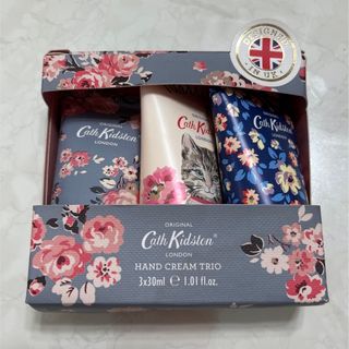 キャスキッドソン(Cath Kidston)のキャスキッドソン　ハンドクリーム　キャット&フラワー　3×30ml(ハンドクリーム)