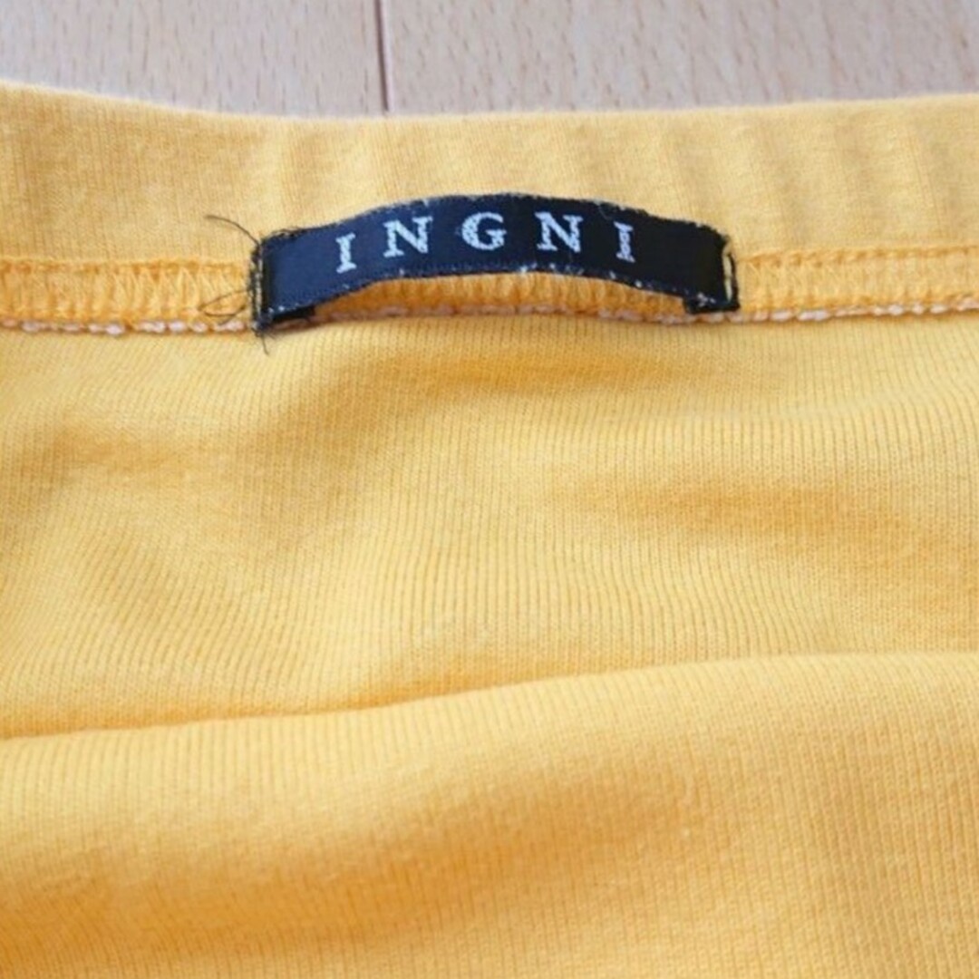 INGNI(イング)の【INGNI】チューブトップ イエロー レディースのトップス(ベアトップ/チューブトップ)の商品写真