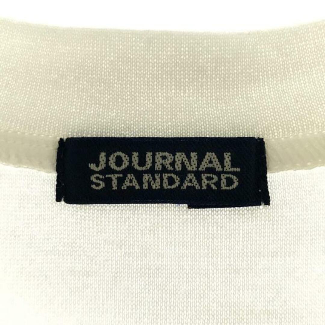 JOURNAL STANDARD(ジャーナルスタンダード)の【美品】  JOURNAL STANDARD / ジャーナルスタンダード | コットン ロングスリーブ Tシャツ | ホワイト | レディース レディースのトップス(Tシャツ(長袖/七分))の商品写真