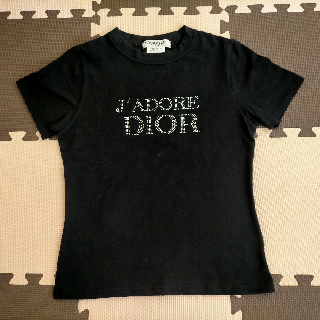 Christian Dior - Dior ラインストーン Tシャツの通販 by かーたん's ...