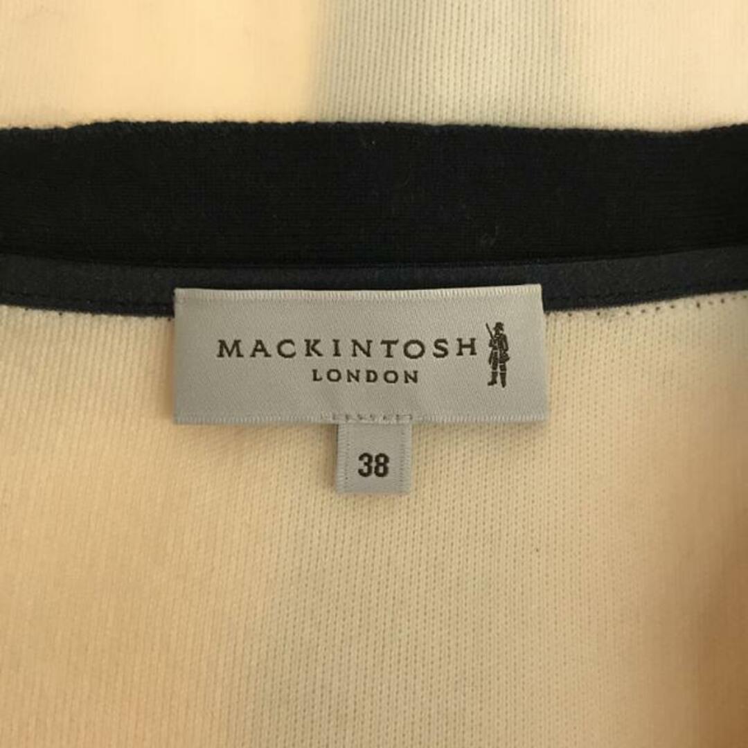 MACKINTOSH LONDON / マッキントッシュロンドン | メタルボタン クルーネック カーディガン | 38 | ホワイト | レディース