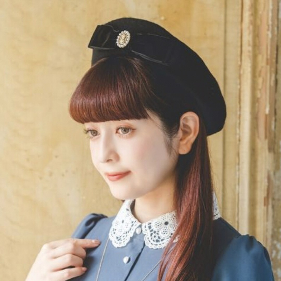 しまむら - 青木美沙子コラボ ベレー帽 ブラック・黒色の通販 by しまむら - 青木美沙子コラボ ベレー帽 ブラック・黒色の通販 by
