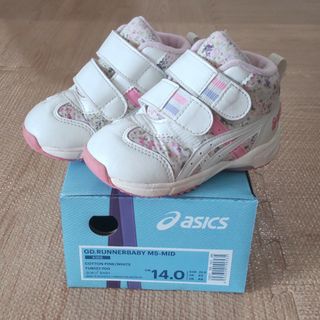 アシックス(asics)のアシックス  ベビーシューズ 花柄(スニーカー)