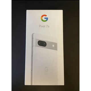 Google　pixel7a 128GB snow　新品未使用品　シムフリー(スマートフォン本体)
