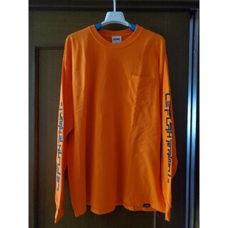 LEFLAH レフラー 長袖Tシャツ オレンジ XLサイズ ロンT(Tシャツ/カットソー(七分/長袖))