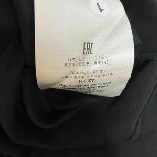 新品 XXL マルジェラ 22aw ロゴ反転Tシャツ 黒黒 5249