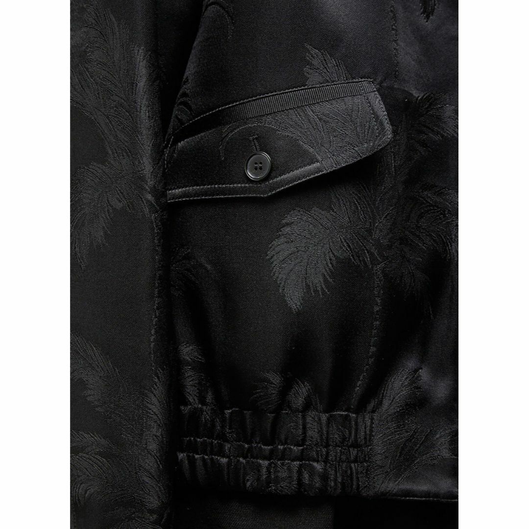 サンローラン SAINT LAURENT テディ サテン ボンバージャケット 44