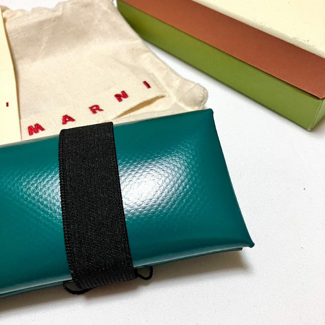 MARNI - 新品 23ss マルニ オリガミウォレット 財布 緑 グリーン