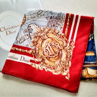 クリスチャンディオール(Christian Dior)のクリスチャンディオール⑤＊ChristianDior＊シルクスカーフ(バンダナ/スカーフ)