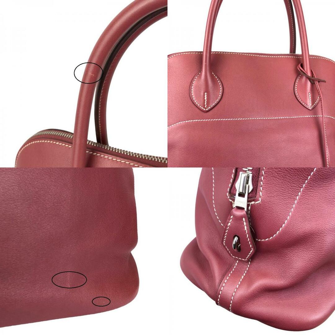 エルメス HERMES ボリードリラックス35 □P刻 ローズウッド シルバー金具 スイフト レディース ハンドバッグ