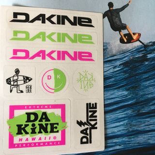 ダカイン(Dakine)のDAKINEダカインUS限定型抜き８種マルチステッカーシート(サーフィン)