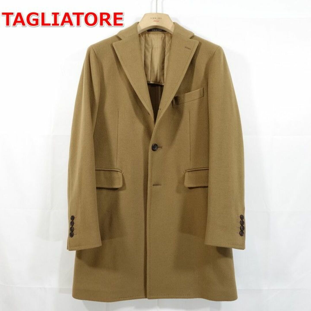 ６１．０cm着丈【良品】タリアトーレ　チェスターコート　TAGLIATORE