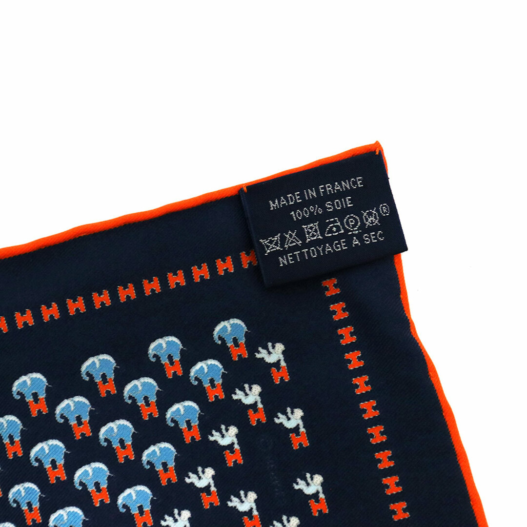 Hermes - エルメス ポケットチーフ 45 CIRCH サーカス ハンカチ シルク