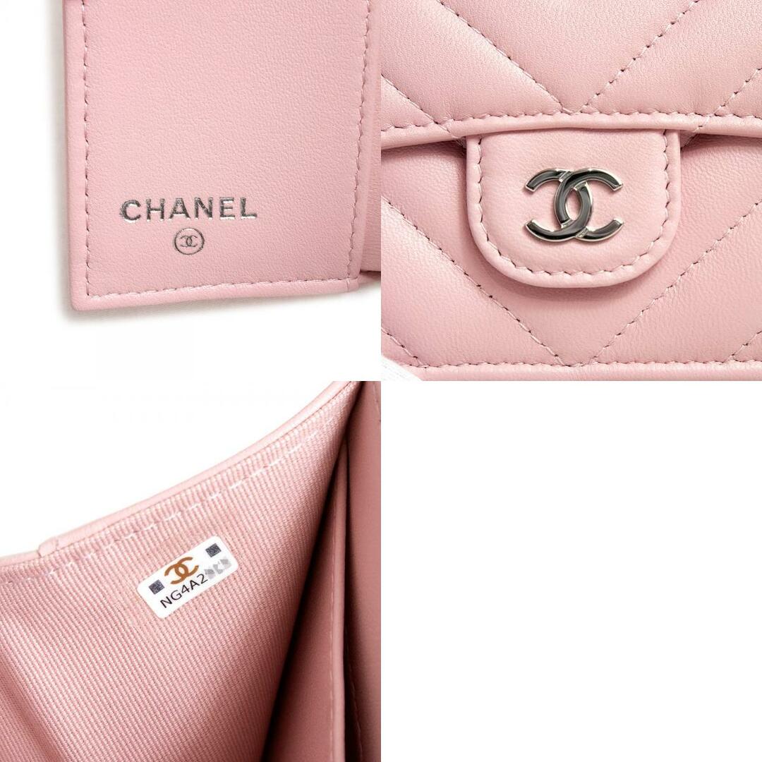 CHANEL - シャネル シェブロン Vステッチ スモール フラップ 