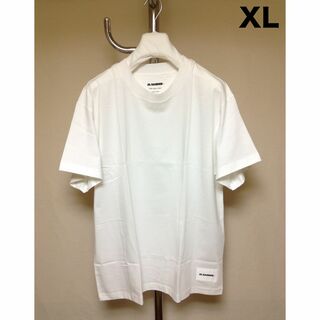 ジルサンダー(Jil Sander)の新品 XL JIL SANDER 22aw パックTシャツ バラ 白 4775(Tシャツ/カットソー(半袖/袖なし))