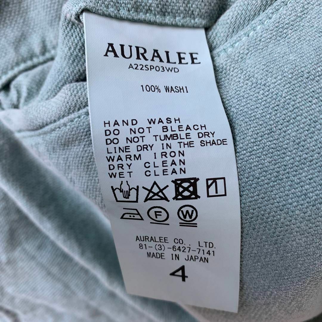 【常田大希着】22ss AURALEE WASHI DUCK SLACKS 4 9