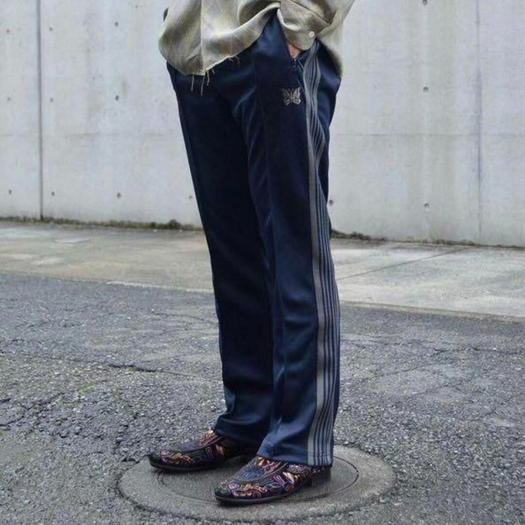 21AW Needles トラックパンツ M ネイビー タグ付