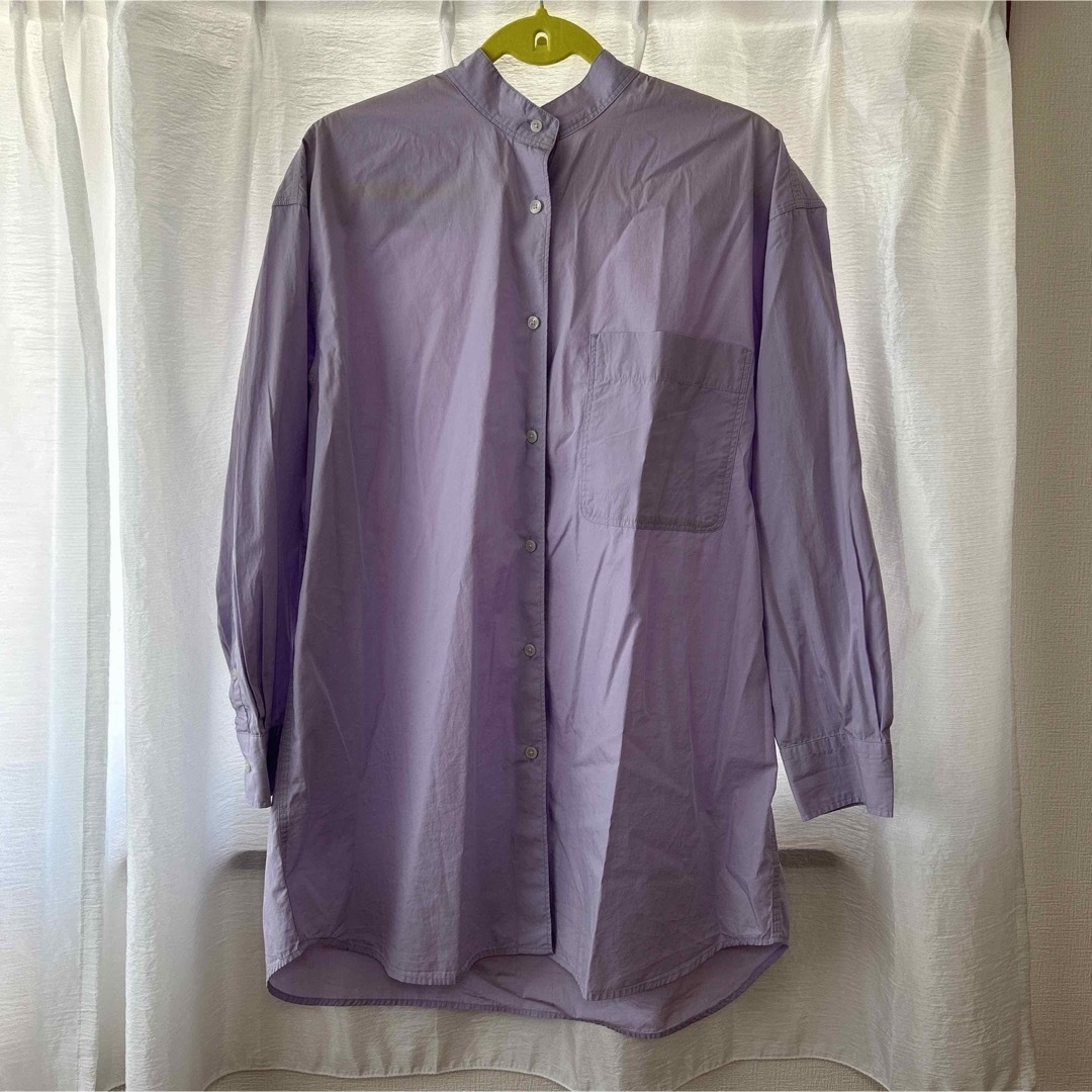 UNIQLO(ユニクロ)のスタンドカラーシャツ　UNIQLO レディースのトップス(シャツ/ブラウス(長袖/七分))の商品写真