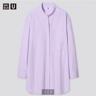 ユニクロ(UNIQLO)のスタンドカラーシャツ　UNIQLO(シャツ/ブラウス(長袖/七分))