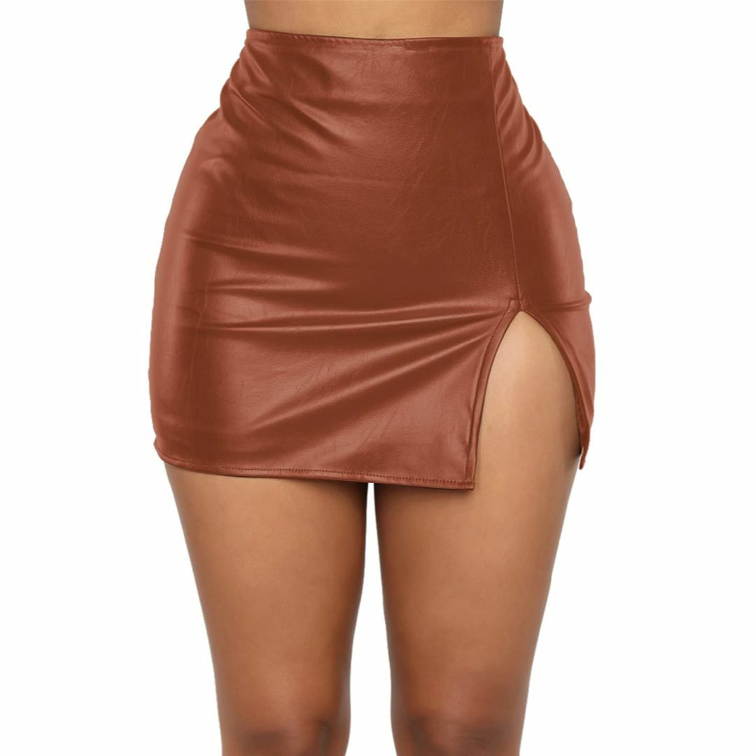 [Panegy] ミニスカート レザースカート ショートスカート スカート スリ