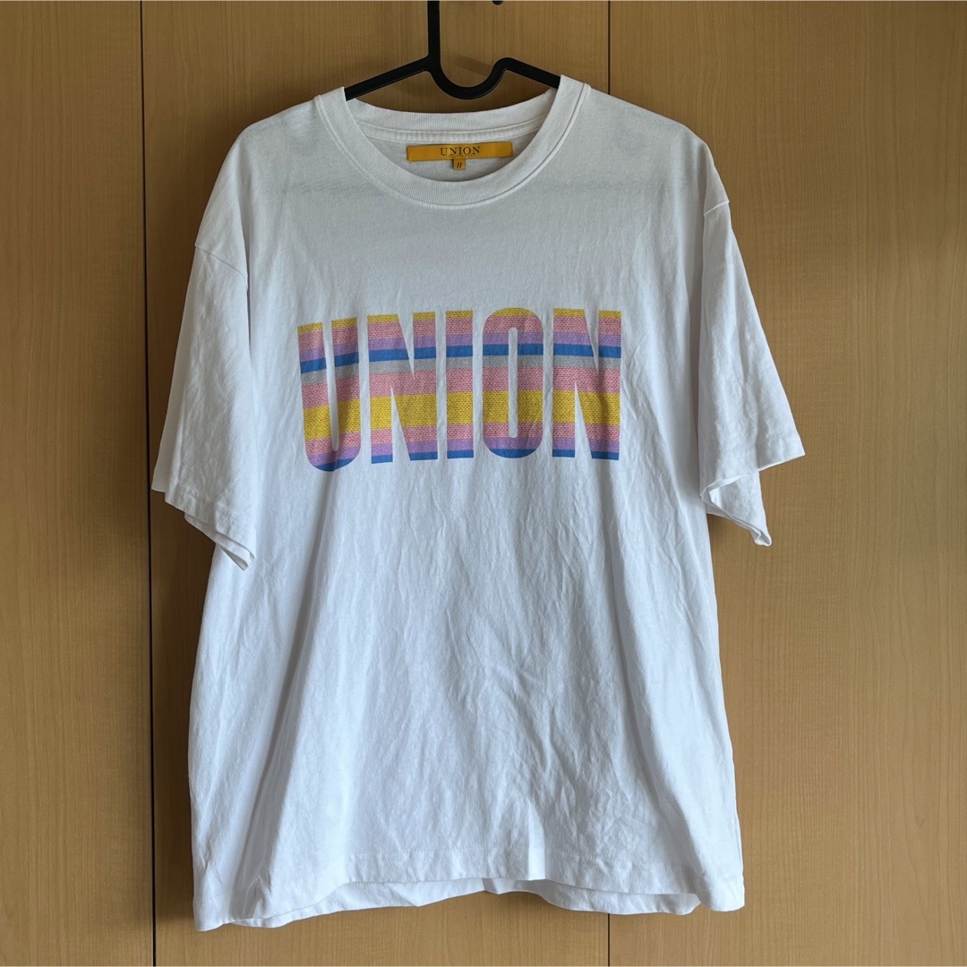 UNION STATION(ユニオンステーション)のunion ロゴT 白 メンズのトップス(Tシャツ/カットソー(半袖/袖なし))の商品写真
