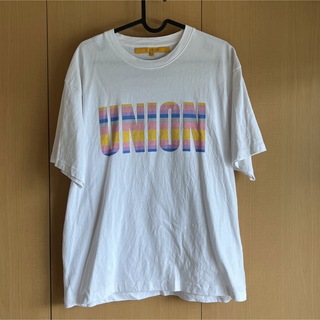 ユニオンステーション(UNION STATION)のunion ロゴT 白(Tシャツ/カットソー(半袖/袖なし))
