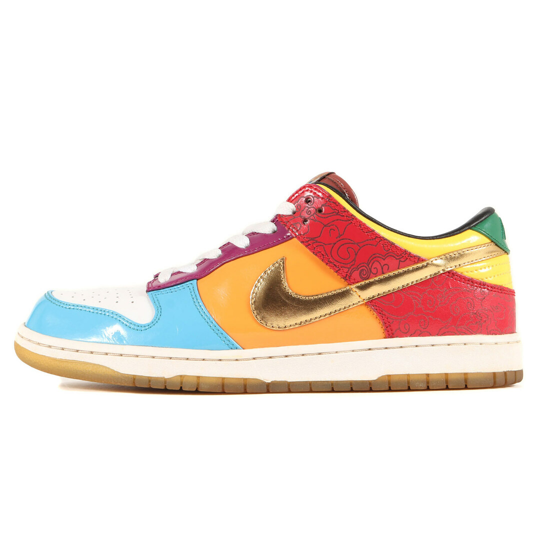 NIKE ナイキ サイズ:27.0cm DUNK LOW PREMIUM ご当地ダンク 福岡 山笠 323438-171 / 2008年製 ダンク ロー プレミアム ホワイト メタリックゴールド スポーツレッド US9 ローカット スニーカー シューズ 靴 【メンズ】