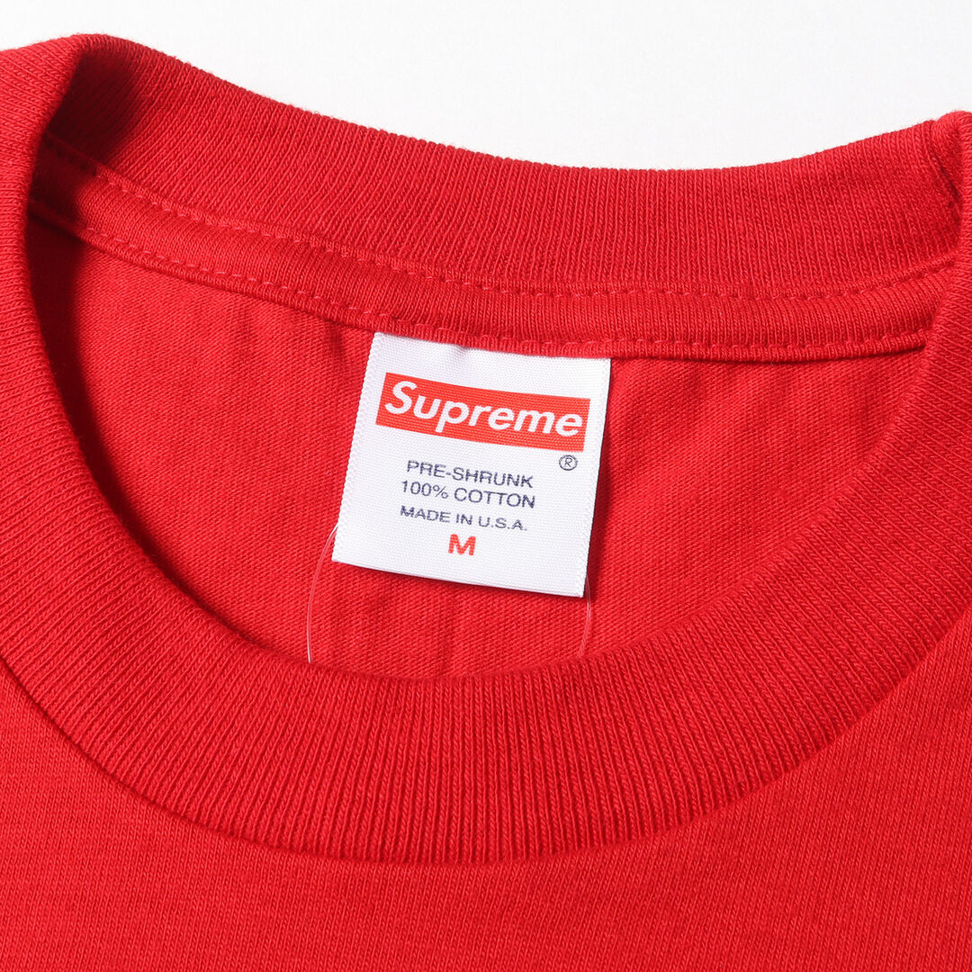 supreme Motion logo tee 赤Mモーションシュプリーム