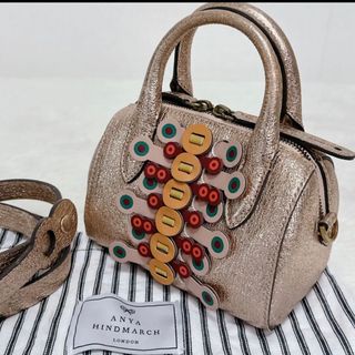 アニヤハインドマーチ(ANYA HINDMARCH)のアニヤハンドマーチ　2way ミニショルダーバッグ　ハンドバッグ　ミニボストン(ショルダーバッグ)