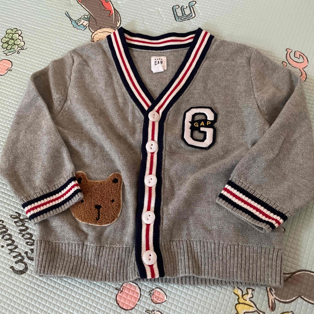 babyGAP baby GAP 18〜24month ブラナンベア カーディガンの通販 by ちー baby gap ベビーギャップ ニットカーディガン サイズ100