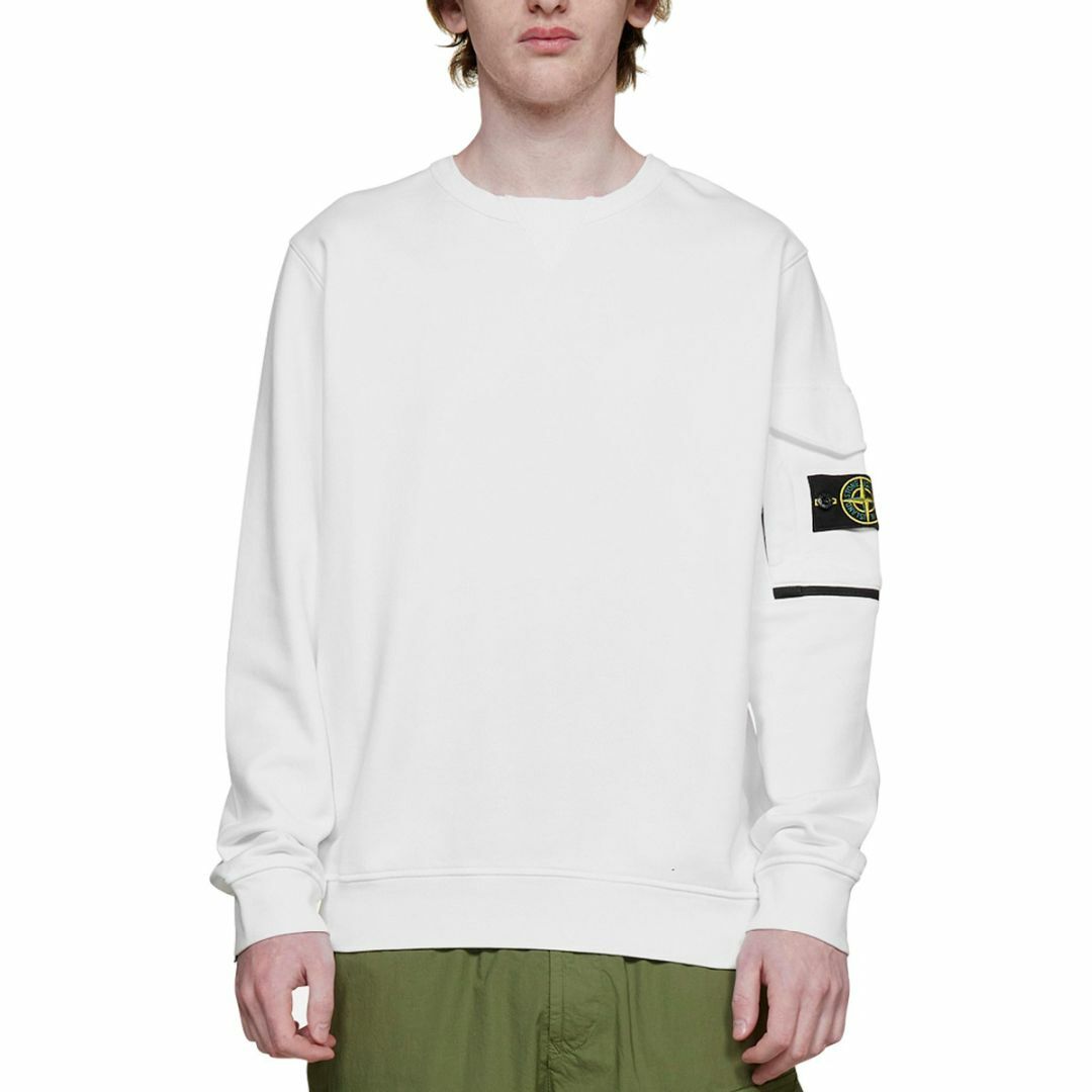 21 STONE ISLAND ホワイト トレーナー スウェット size L | www