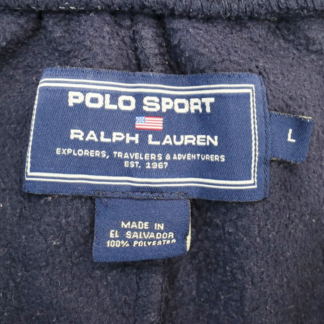 SALE/ POLO SPORTS ポロスポーツ POLARTEC ポーラテック フリースパンツ 防寒 ネイビー (メンズ L) 中古 古着 N5219