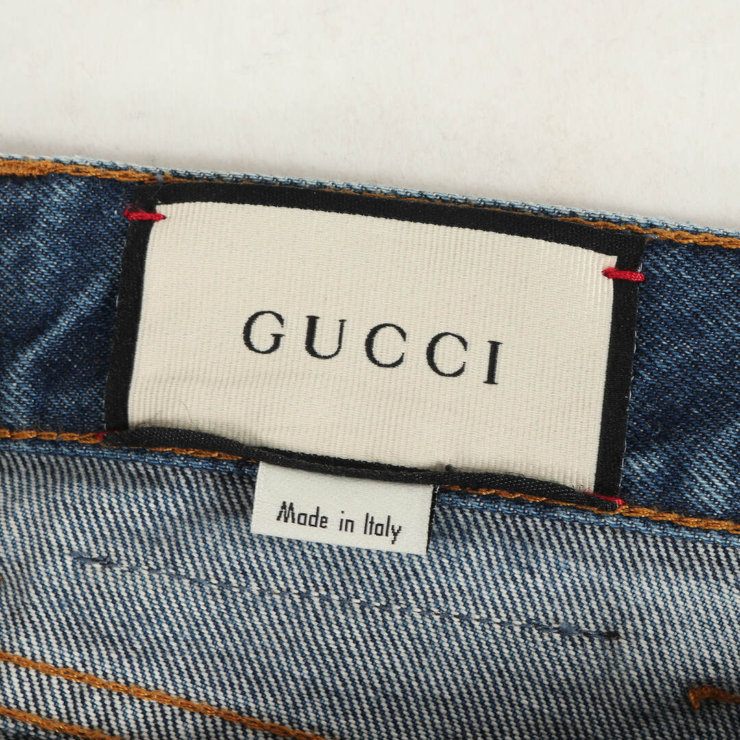 Gucci - GUCCI グッチ デニムパンツ サイズ:34 ヴィンテージ加工 