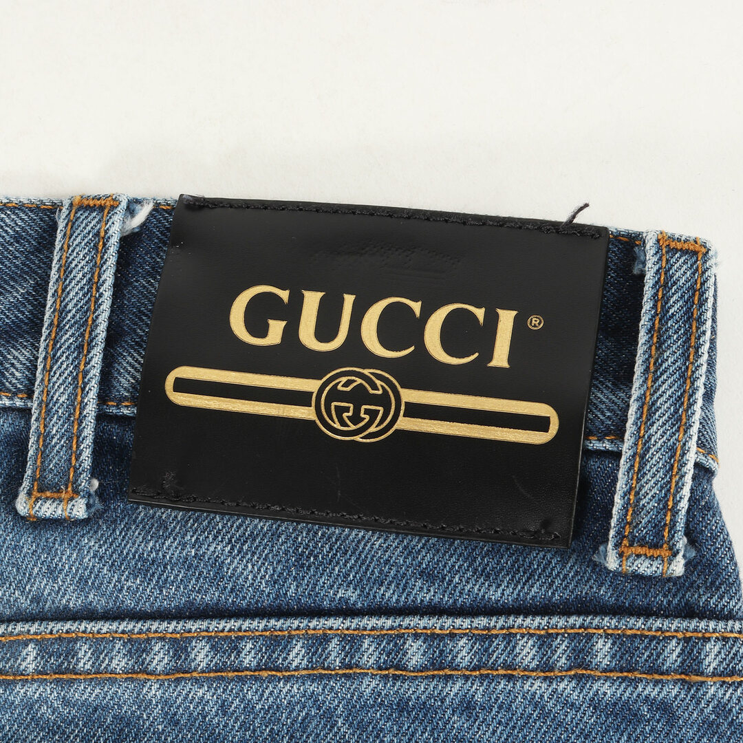 Gucci - GUCCI グッチ デニムパンツ サイズ:34 ヴィンテージ加工