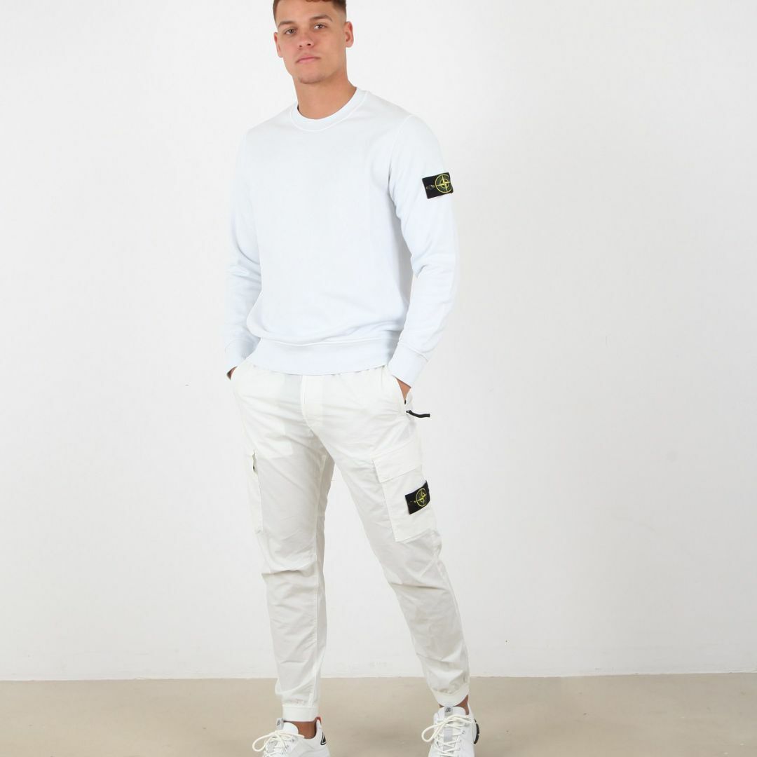 22 STONE ISLAND アイスホワイト トレーナー size XXL-tops.edu.ng