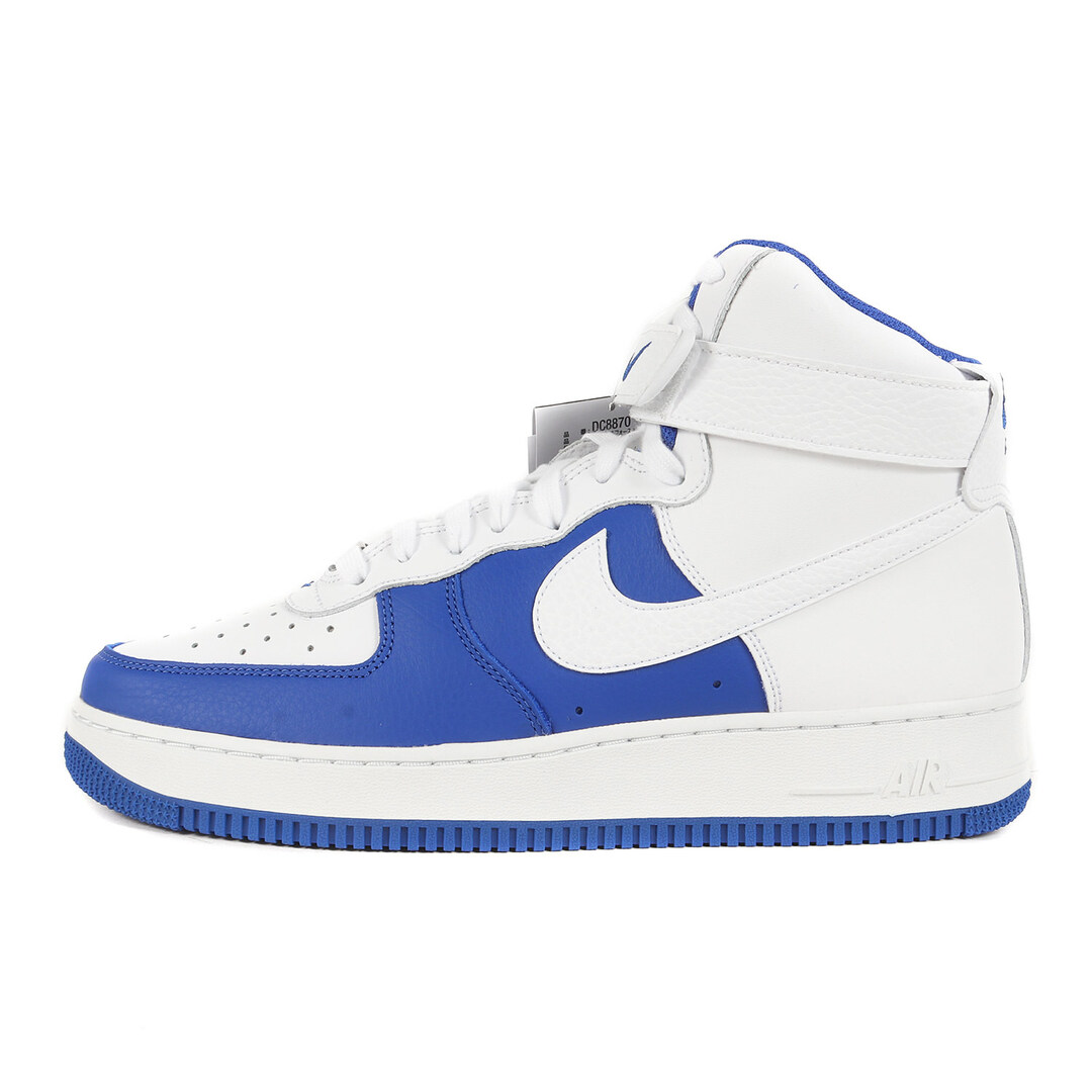 NIKE ナイキ サイズ:28.0cm 21AW NBA AIR FORCE 1 HIGH 07 LV8 EMB 75th ANNIVERSARY (DC8870-100) エアフォース1 ハイ アニバーサリー ホワイト ハイパーロイヤル 青白 US10 ハイカット スニーカー シューズ 靴 【メンズ】